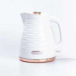 Електрочайник Sokany SK-1047 дисковий 1,7л білий (SK1047)