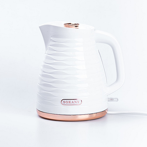 Електрочайник Sokany SK-1047 дисковий 1,7л білий (SK1047)