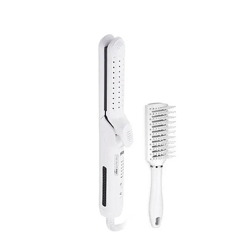 Утюжок-щипці для завивки та випрямлення волосся Dsp 10360 2в1 800W Білий (30151105)