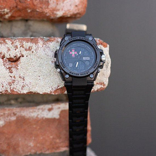 Мужские наручные часы BESTA Tattoo ЗСУ Черный