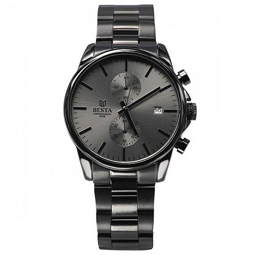 Мужські наручні годинники BESTA Mars Black