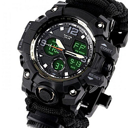 Мужські наручні годинники BESTA Life Pro з компасом Чорний