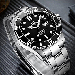 Годинники чоловічі наручні Carnival Patent Сріблястий