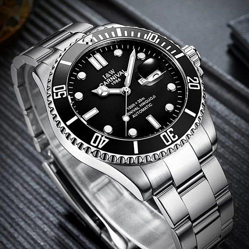 Годинники чоловічі наручні Carnival Patent Сріблястий