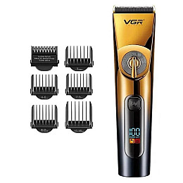Машинка для стрижки волос VGR V-663 Чорно-золотистий (2132328400)