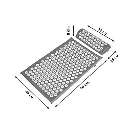 Аппликатор Кузнецова Eko-Max Універсал Серый (Коврик+Валик+Чехол) 10-20571