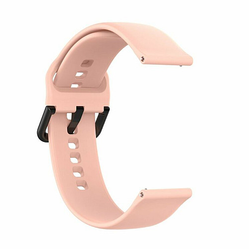 Ремешок силіконовий для годинників універсальний BeWatch S 20 мм Рожевий (1012311S)