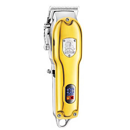 Машинка для стрижки волос VGR V-652 LED-дисплей акумуляторна 5W Gold