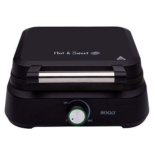 Вафельница Sogo 28х8 см Черный WAF-SS-7235