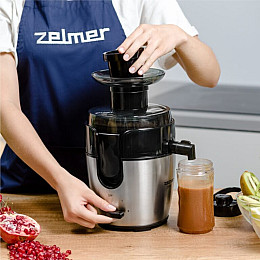 Соковыжималка ZELMER ZJE4800 600 Вт Черно-серый (74723593)