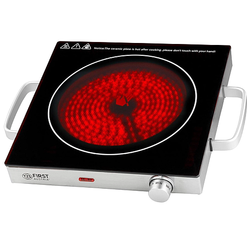 Настольная плита First Austria FA-5097 2000 Вт Серо-черный (78088259)