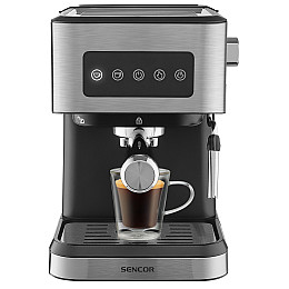 Кофеварка эспрессо Sencor SES 4020SS 1.5 л Черно-серебристый (6931335)