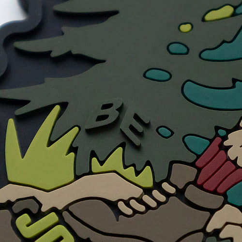 Патч шеврон Dobroznak Element Подорожній по життю 7.5х8 см Різнокольоровий (1017)