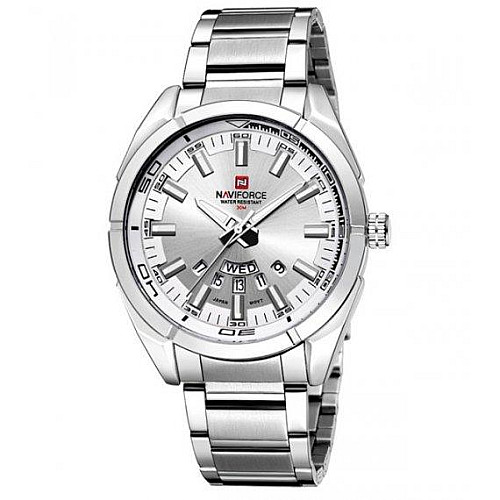 Часы мужские наручные NaviForce Rocket Серебристый