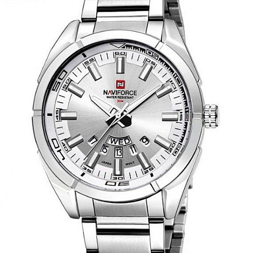 Часы мужские наручные NaviForce Rocket Серебристый