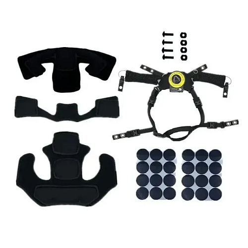 Система кріплень для шолома з подушками Wendy system Чорний (2136520041)