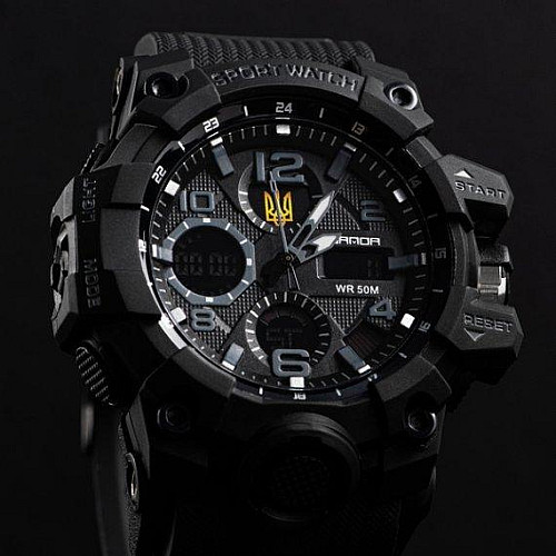 Часы мужские наручные Sanda Peremoga Черный