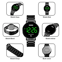 Наручные женские часы Skmei 1550 Light II Черный