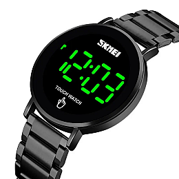 Наручные мужские часы Skmei Light 1550 Черный