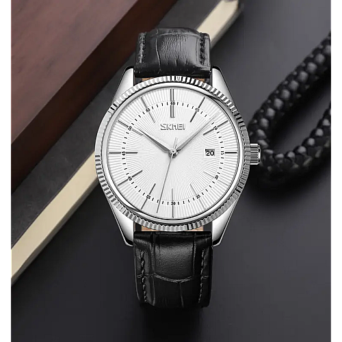 Мужские наручные часы Skmei 9298 Серебристый