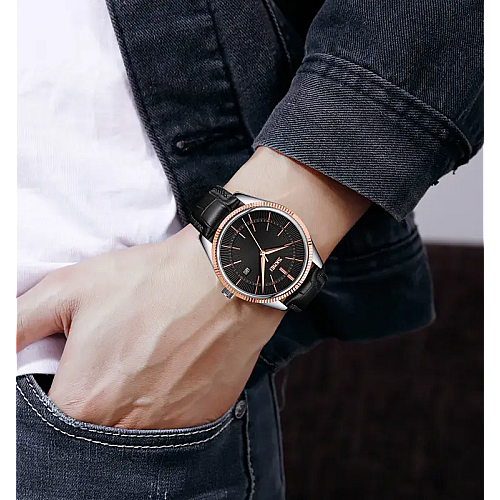 Мужські наручні годинники Skmei 9298 Рожеве золото