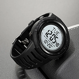 Часы мужские спортивные с компасом Skmei 2147 Compass Черный