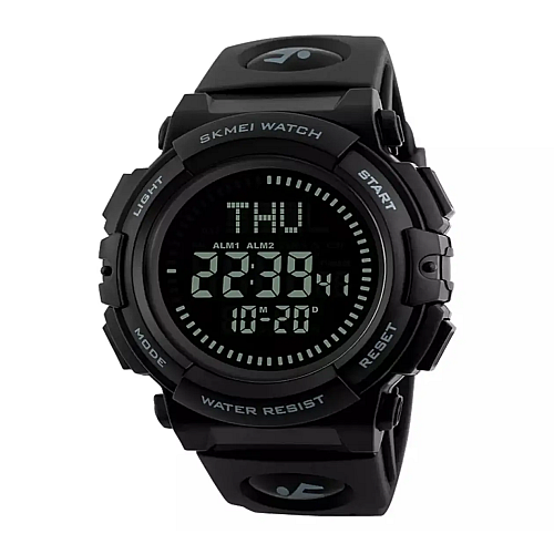 Часы мужские спортивные с компасом Skmei 1290 Черный