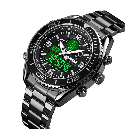 Мужские наручные часы Skmei 1600 Черный