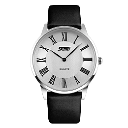 Мужские часы Skmei 9092 Rome Серебристый