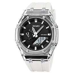 Часы мужские спортивные Skmei 2100 Белый