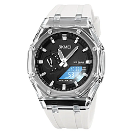 Часы мужские спортивные Skmei 2100 Белый