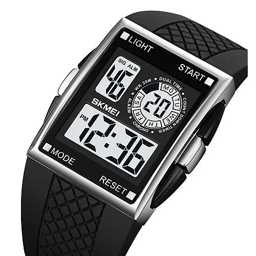 Чоловічі наручні кварцеві годинники Skmei 1967 Black