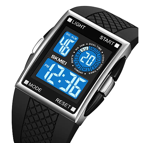 Чоловічі наручні кварцеві годинники Skmei 1967 Black