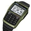 Мужские наручные часы с калькулятором Skmei 2255 Зеленый