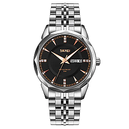 Часы мужские классические Skmei 9268 Серебристый