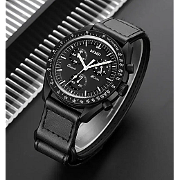 Чоловічі наручні класичні годинники Skmei 1982 Чорний