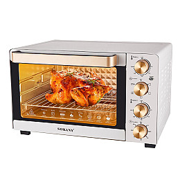 Духовка настольная электрическая Sokany SK-450 50 л 1700 Вт Белый (SK450W)