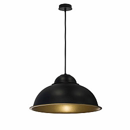 Светильник подвесной в стиле лофт MSK Electric Dome СП 3614 BK+GD