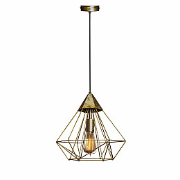 Светильник підвісний MSK Electric Crystal в стилі лофт NL 0538 BN бронза