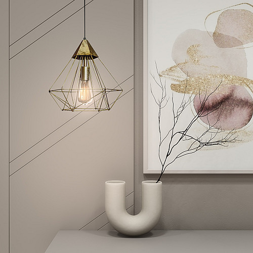 Светильник підвісний MSK Electric Crystal в стилі лофт NL 0538 BN бронза