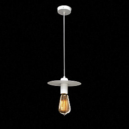 Светильник подвесной в стиле лофт MSK Electric Disk NL 2009 WH