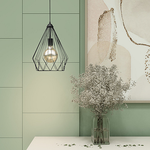 Светильник подвесной в стиле лофт MSK Electric Silvia NL 430 BK