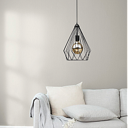 Светильник подвесной в стиле лофт MSK Electric Silvia NL 430 BK