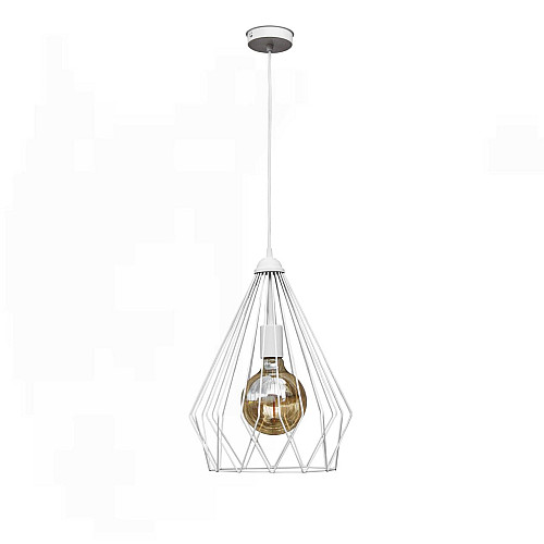 Светильник подвесной в стиле лофт MSK Electric Silvia NL 430 WH