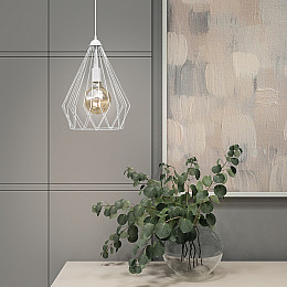 Светильник подвесной в стиле лофт MSK Electric Silvia NL 430 WH