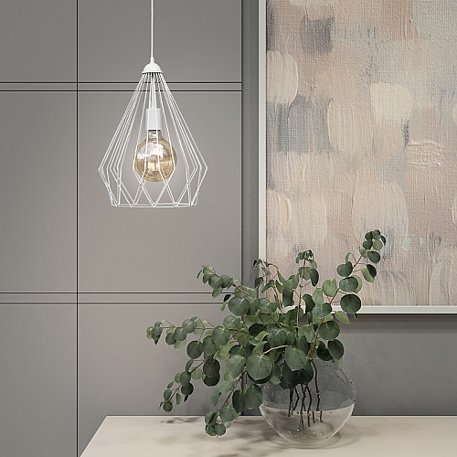 Светильник подвесной в стиле лофт MSK Electric Silvia NL 430 WH