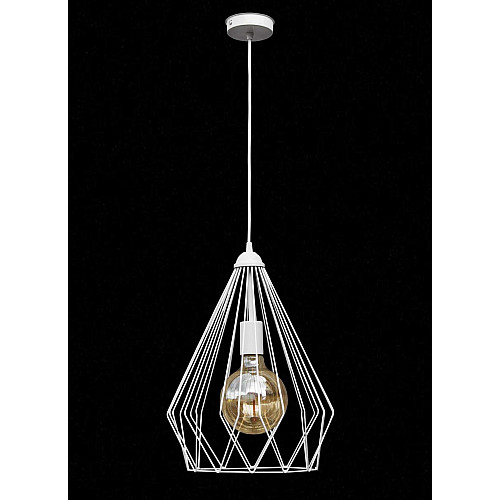 Светильник подвесной в стиле лофт MSK Electric Silvia NL 430 WH