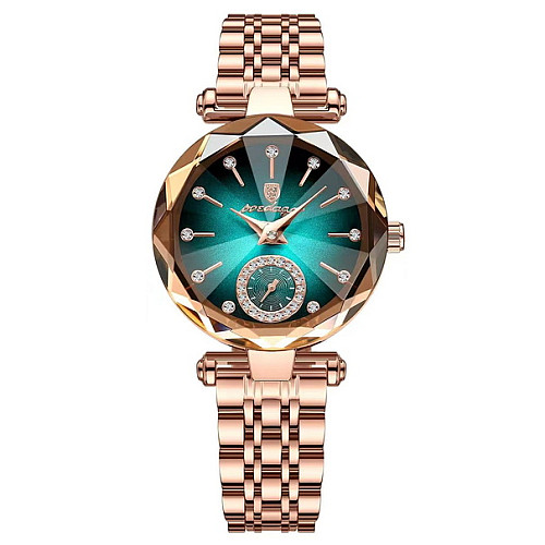 Наручні годинники жіночі Poedagar Lime Золотий (3026)
