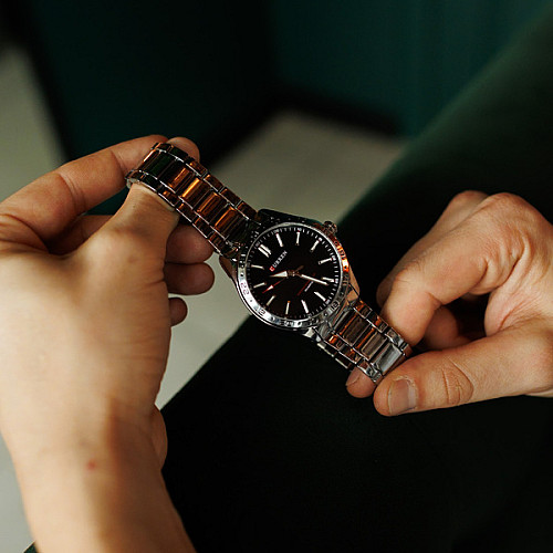 Наручні годинники чоловічі Curren Hector Сріблястий (3067)