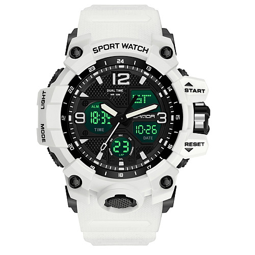 Наручные часы мужские Sanda Snow Белый (3077)